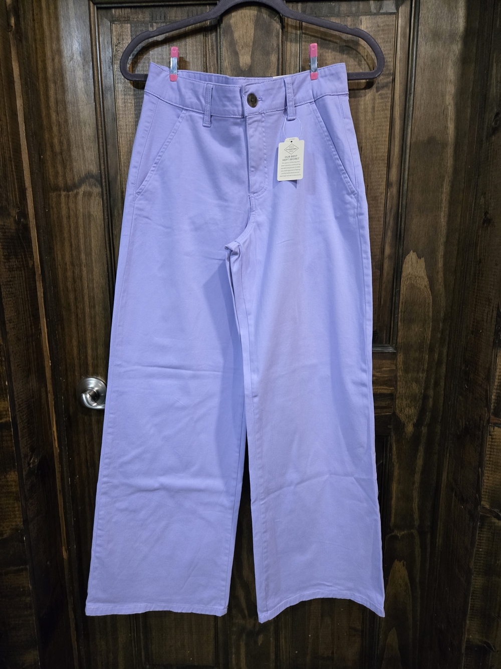Relaxed Wide-Leg Women’s Pants in Lilac